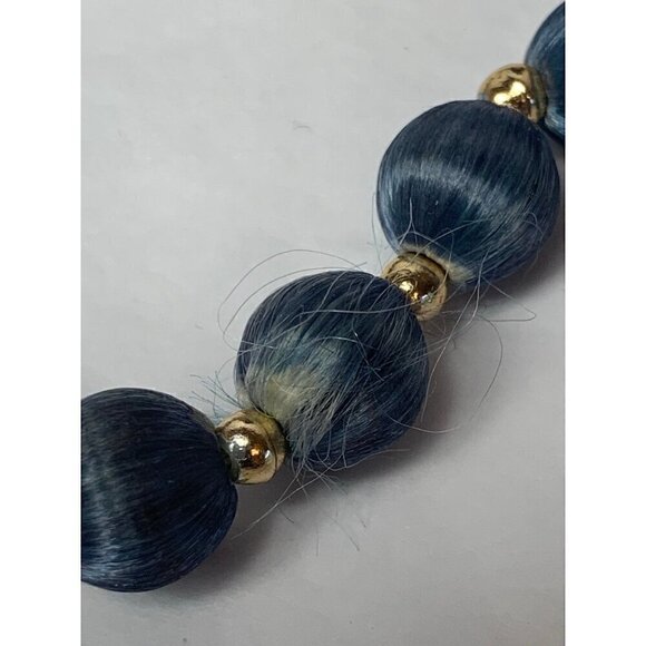 Vintage Satin Bead 30 Inch Necklaces - Picture 8 of 9